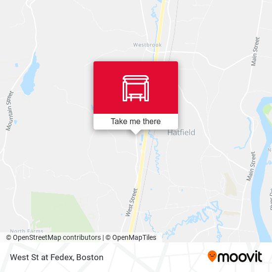 West St at Fedex map