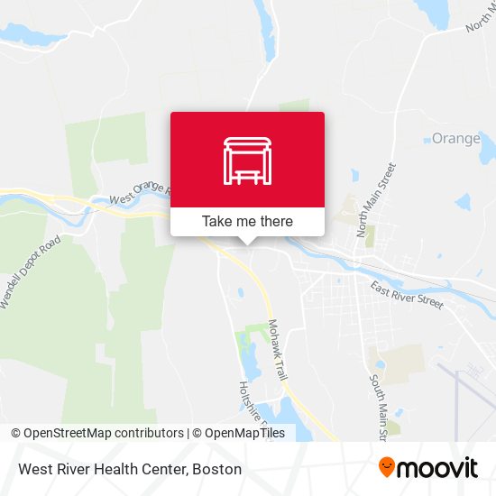 West River Health Center map