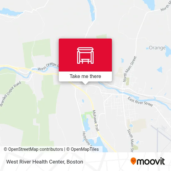 West River Health Center map