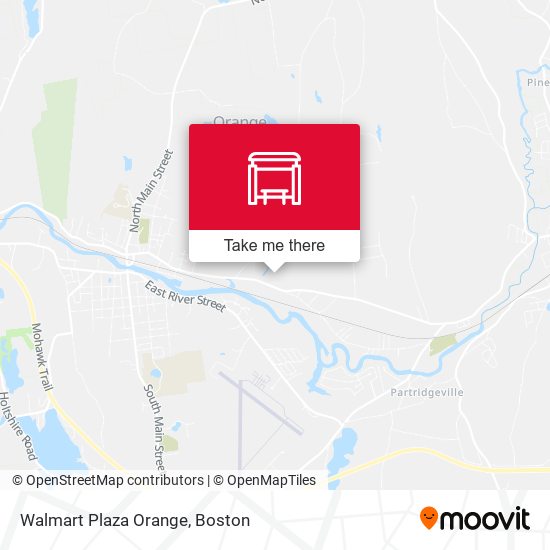 Walmart Plaza Orange map