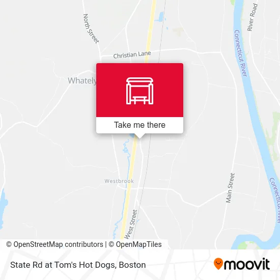 State Rd at Tom's Hot Dogs map