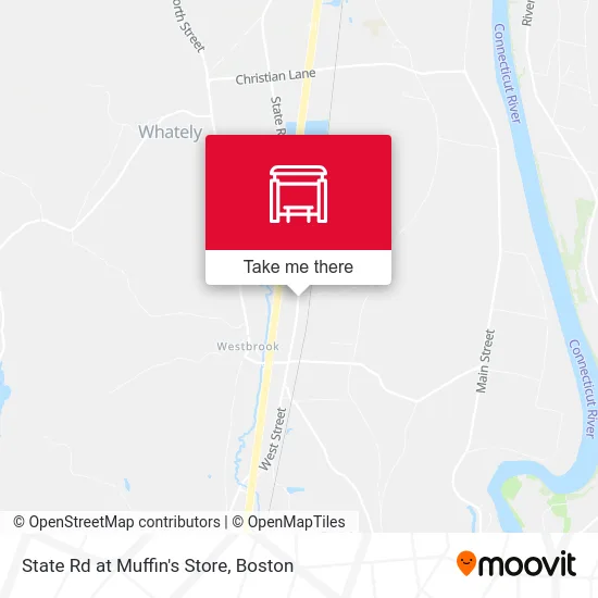 State Rd at Muffin's Store map