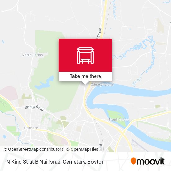Mapa de N King St at B'Nai Israel Cemetery