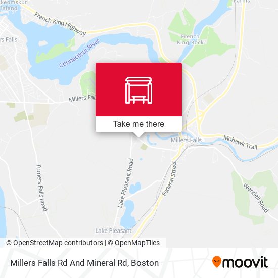 Mapa de Millers Falls Rd And Mineral Rd