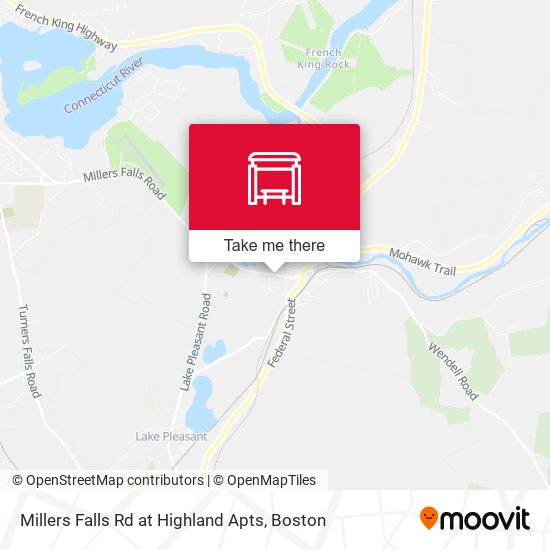 Mapa de Millers Falls Rd at Highland Apts