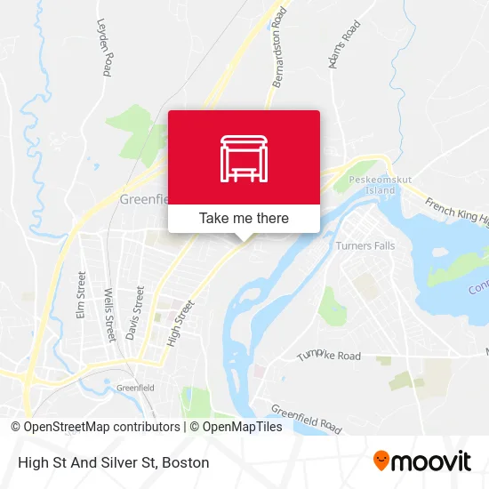 High St And Silver St map