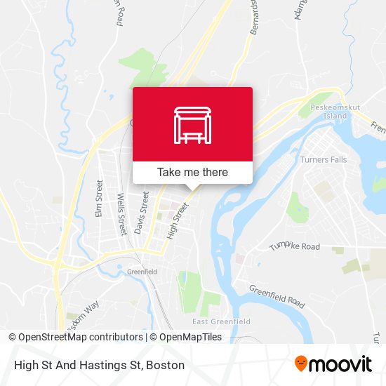Mapa de High St And Hastings St