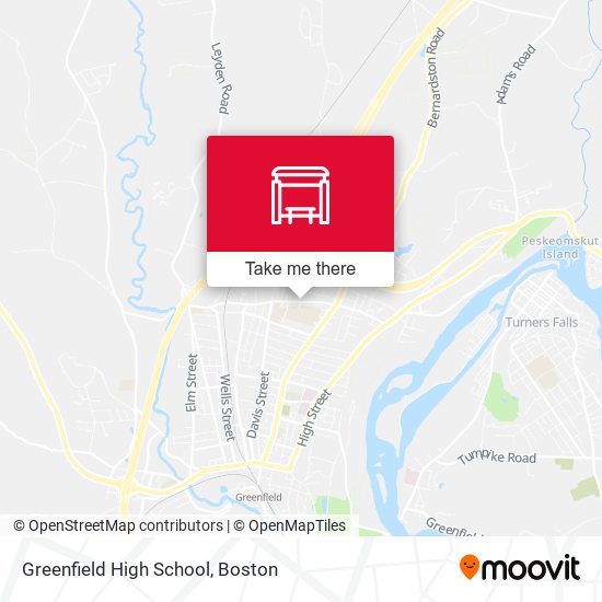 Mapa de Greenfield High School