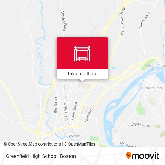 Greenfield High School map