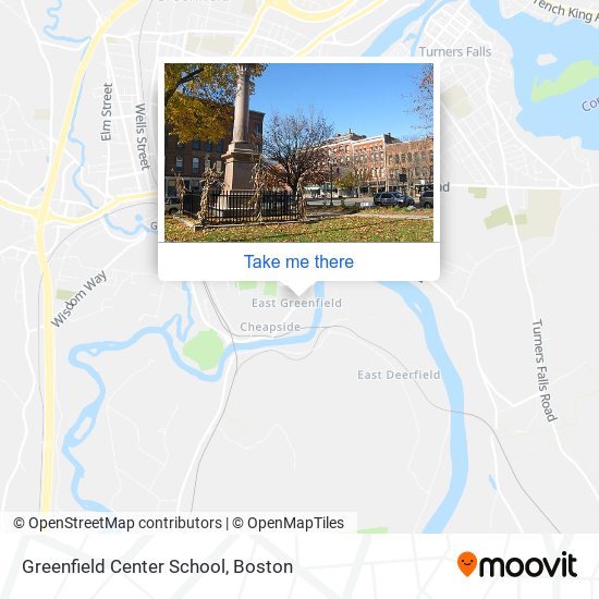 Greenfield Center School map