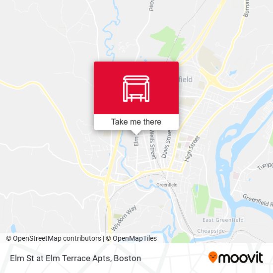 Mapa de Elm St at Elm Terrace Apts