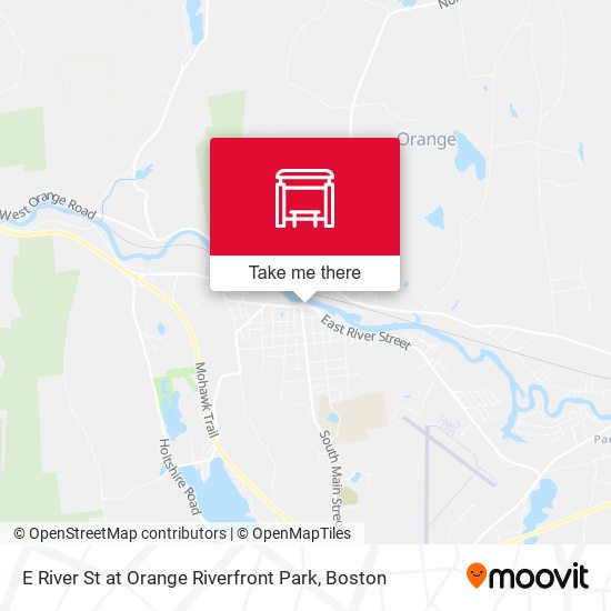 E River St at Orange Riverfront Park map