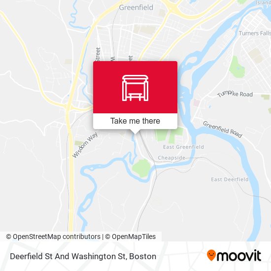 Mapa de Deerfield St And Washington St