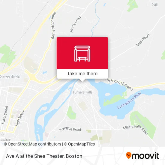 Ave A at the Shea Theater map