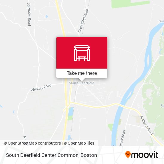 South Deerfield Center Common map