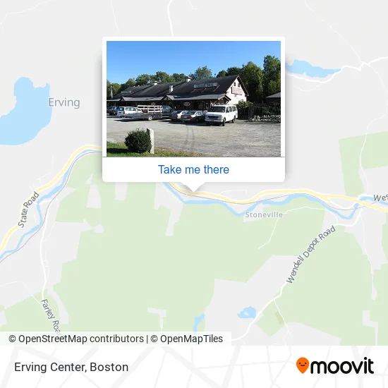Erving Center map