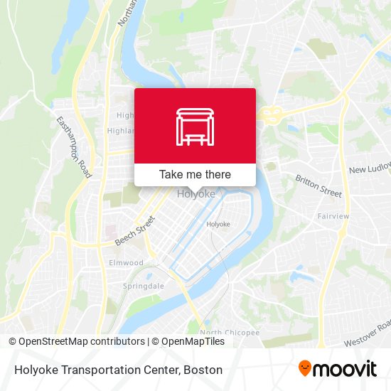 Mapa de Holyoke Transportation Center