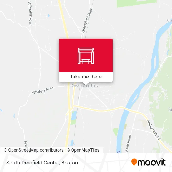 South Deerfield Center map