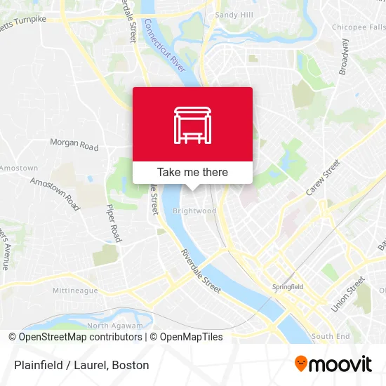 Plainfield / Laurel map