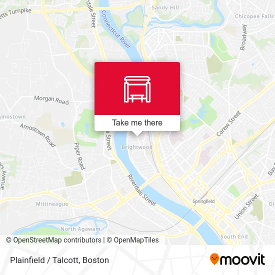 Plainfield / Talcott map