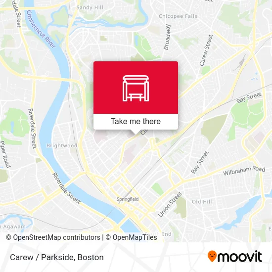 Carew / Parkside map