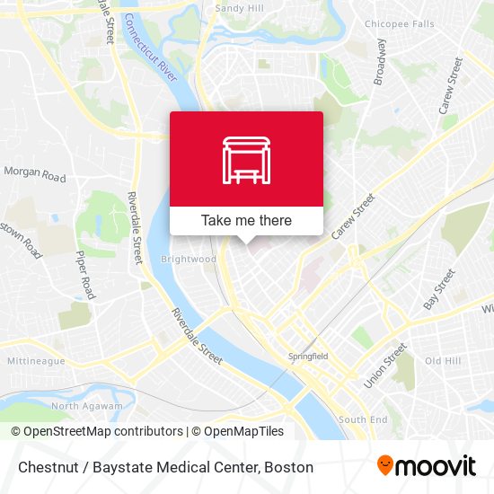 Mapa de Chestnut / Baystate Medical Center