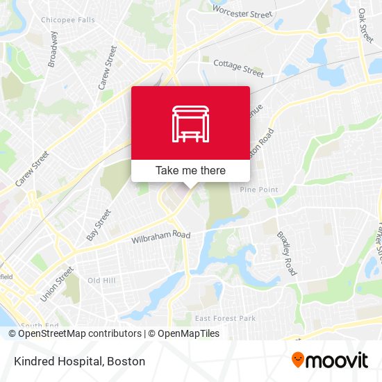 Mapa de Kindred Hospital