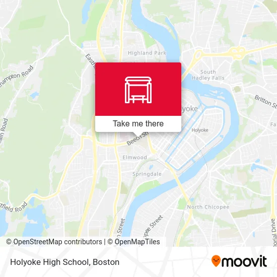 Mapa de Holyoke High School