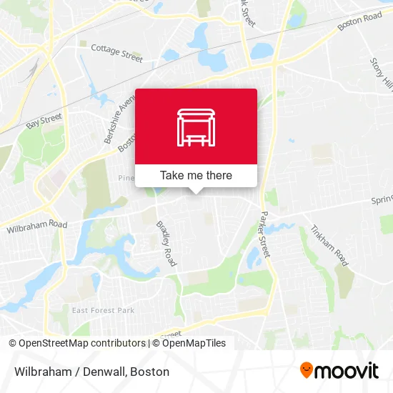 Wilbraham / Denwall map