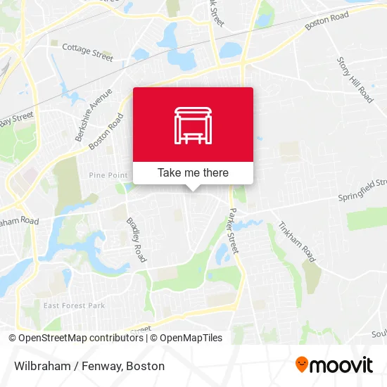 Mapa de Wilbraham / Fenway