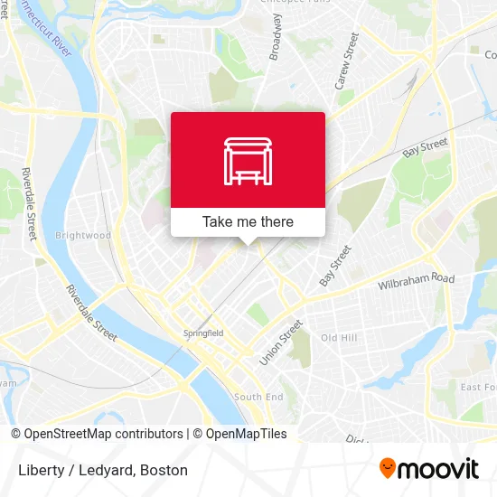 Liberty / Ledyard map