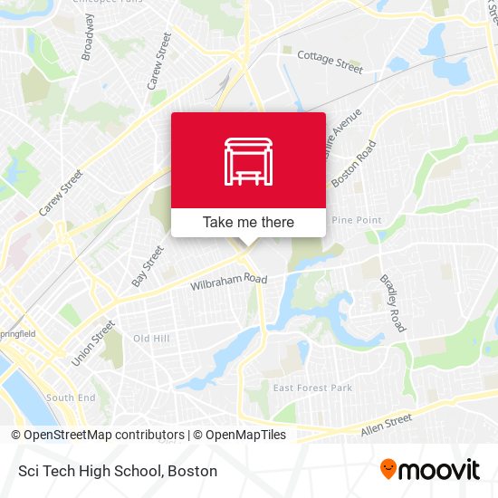 Mapa de Sci Tech High School
