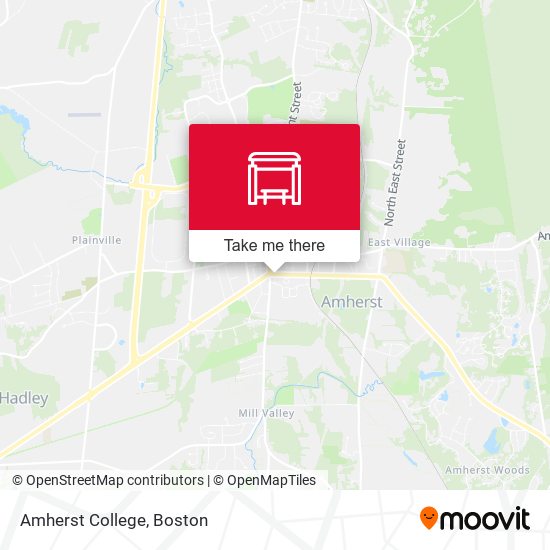 Amherst College map