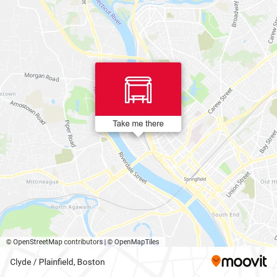 Clyde / Plainfield map