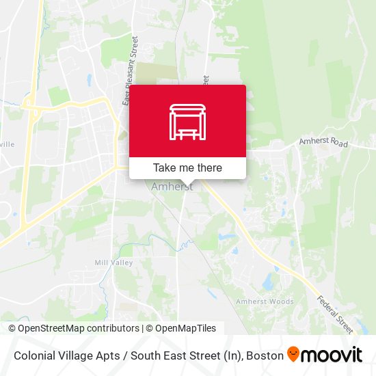 Colonial Village Apts / South East Street (In) map