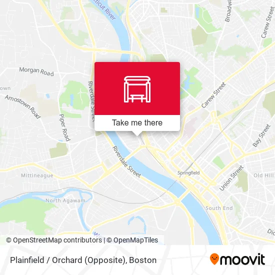 Plainfield / Orchard (Opposite) map
