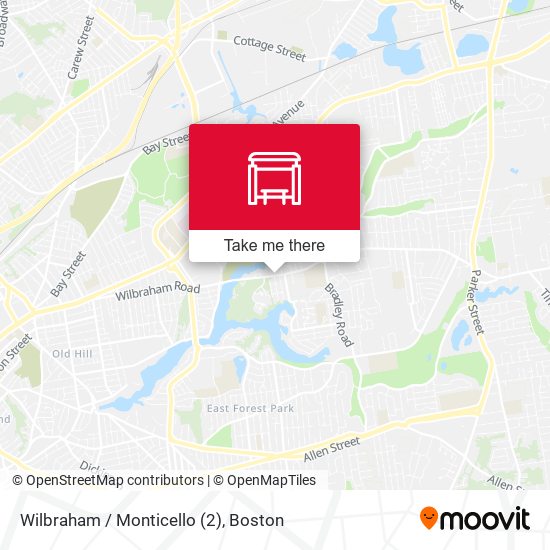 Wilbraham / Monticello (2) map