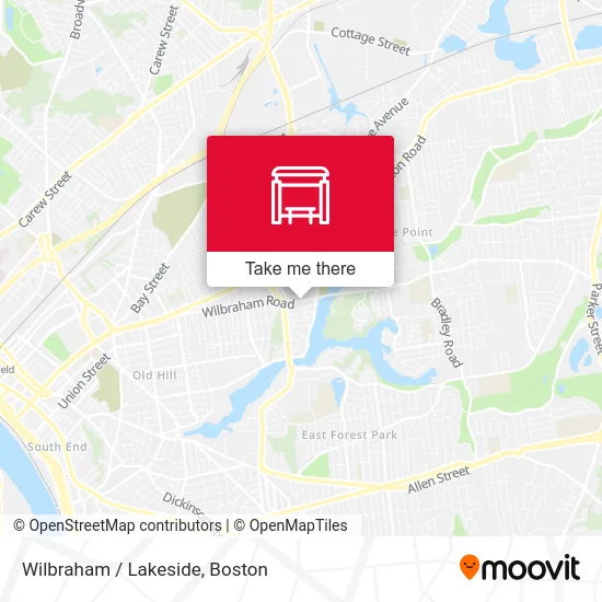 Wilbraham / Lakeside map