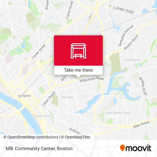 Mlk Community Center map