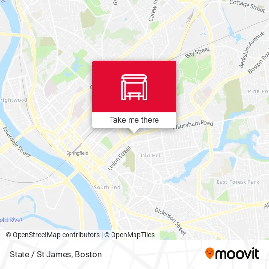 State / St James map