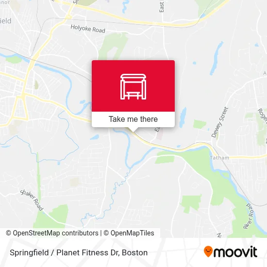 Springfield / Planet Fitness Dr map