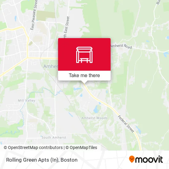 Rolling Green Apts (In) map