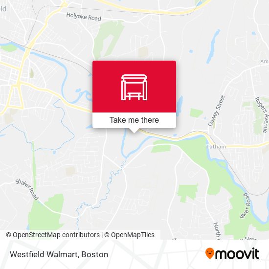 Westfield Walmart map