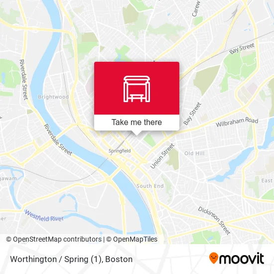 Worthington / Spring (1) map