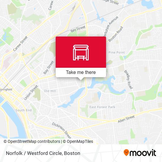 Norfolk / Westford Circle map