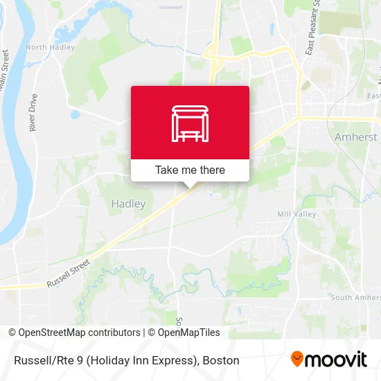 Russell / Rte 9 (Holiday Inn Express) map