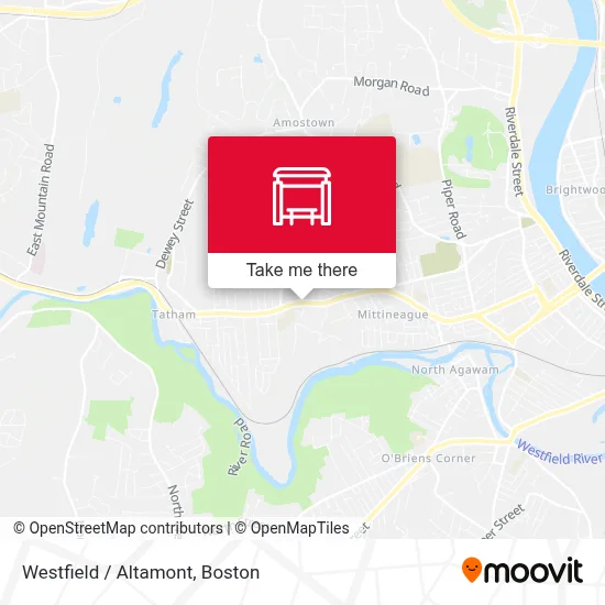 Westfield / Altamont map