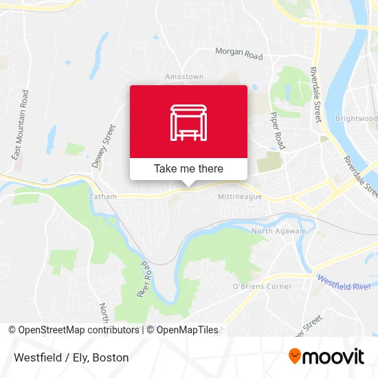 Westfield / Ely map
