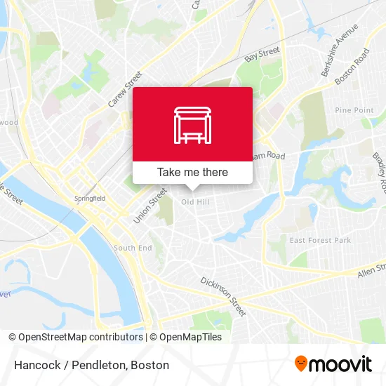 Hancock / Pendleton map