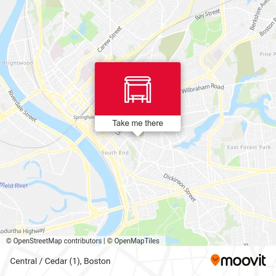 Central / Cedar (1) map